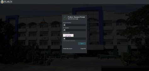 student portal plmun